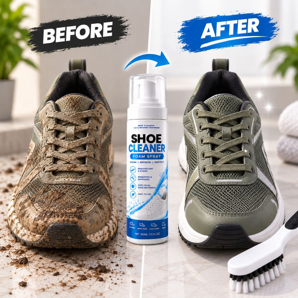Shoe Cleaner Foam Spray – Instant Deep Cleaning for Sneakers & Shoes ✨ | BUY 1 GET 1 FREE