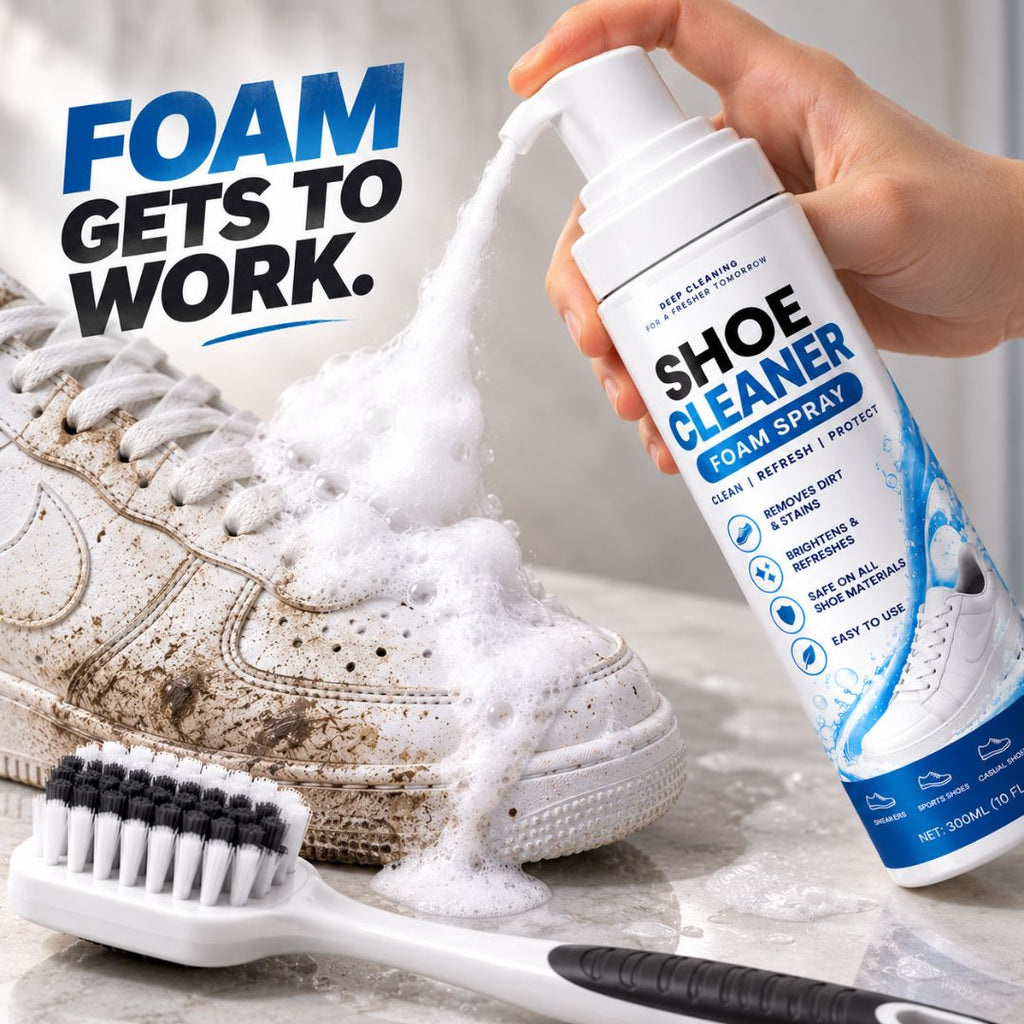 Shoe Cleaner Foam Spray – Instant Deep Cleaning for Sneakers & Shoes ✨ | BUY 1 GET 1 FREE