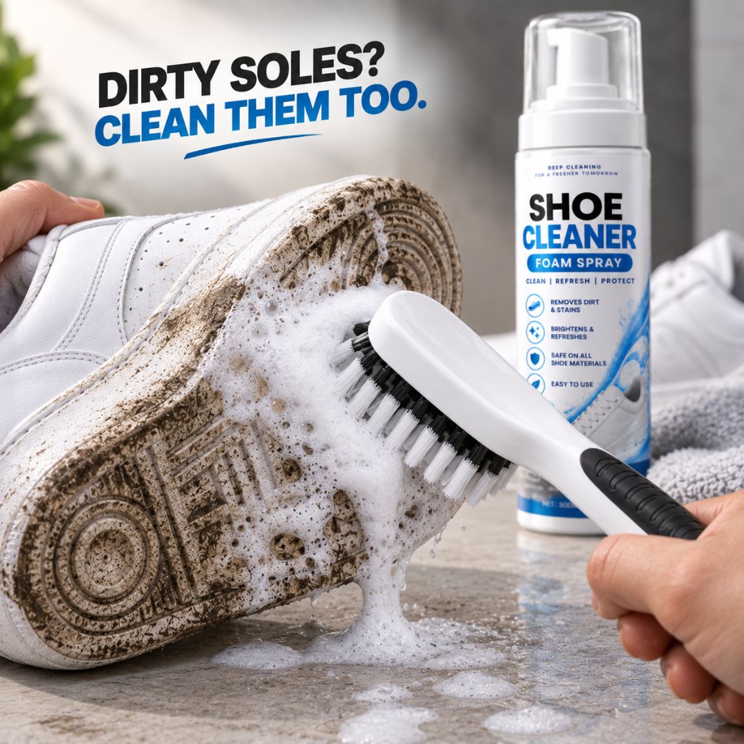 Shoe Cleaner Foam Spray – Instant Deep Cleaning for Sneakers & Shoes ✨ | BUY 1 GET 1 FREE