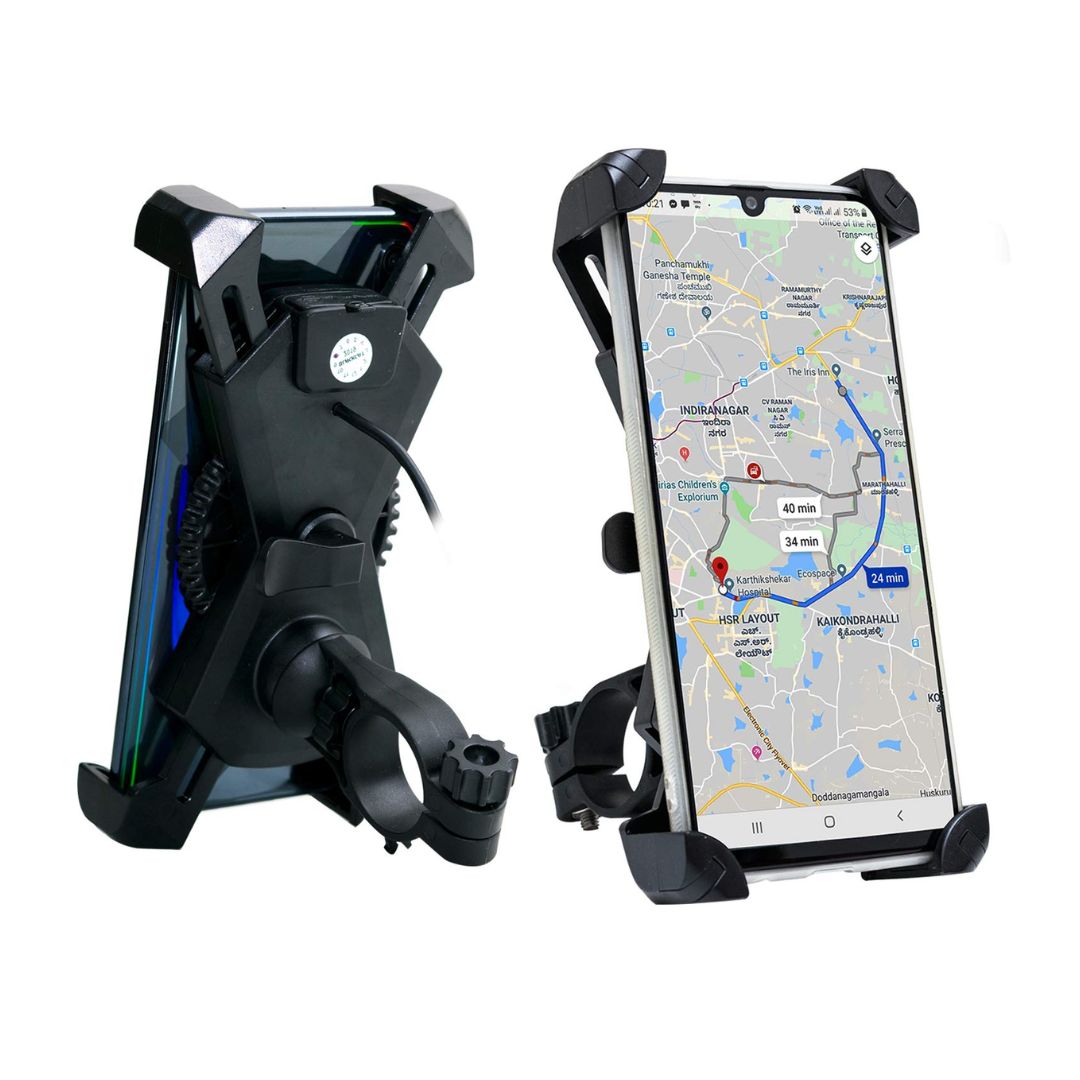 Waterproof 360 Universal Mobile Holder for All Smartphone Bikes Scooter