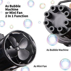 8 Hole Automatic Bubble Gun Blower
