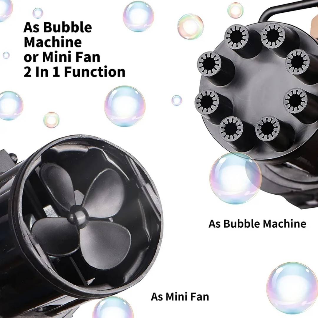 8 Hole Automatic Bubble Gun Blower