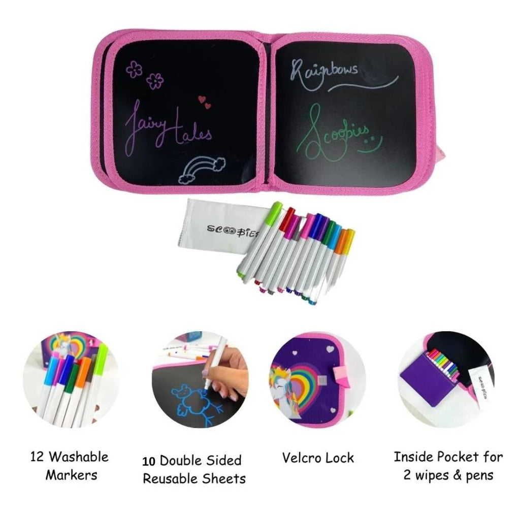 Erasable Doodle Book (Free 12 Sketches)